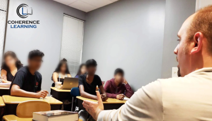 Early High School class at Coherence Learning