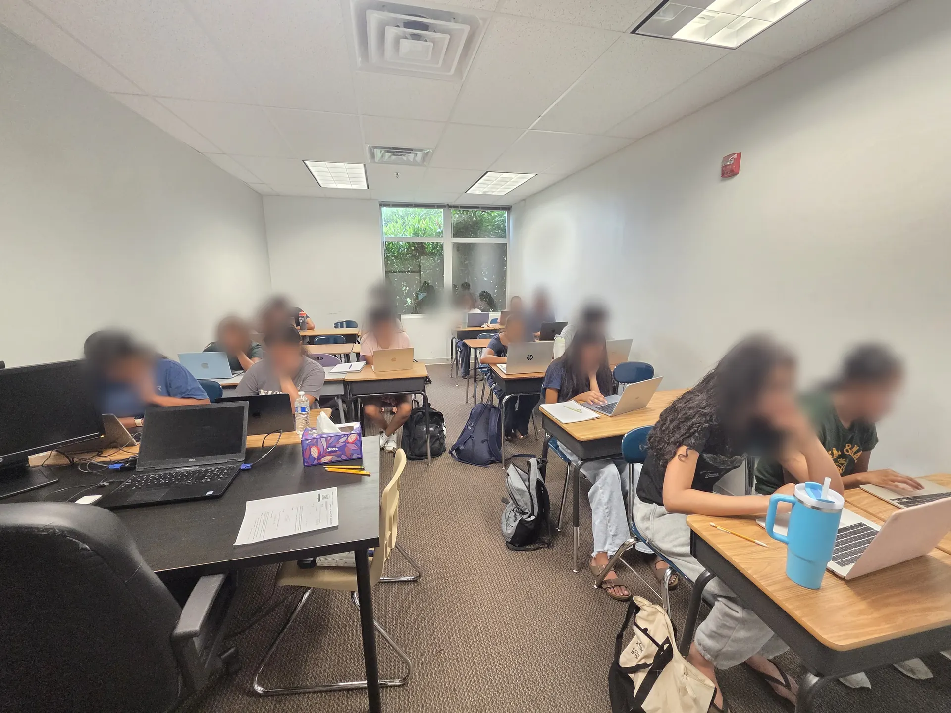 Student preparing for SAT